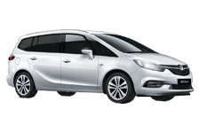 Car Hire Crowborough - Vauxhall Zafira 5 + 2 - Minibus hire Crowborough